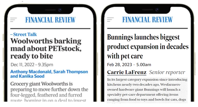 Financial review - pet news